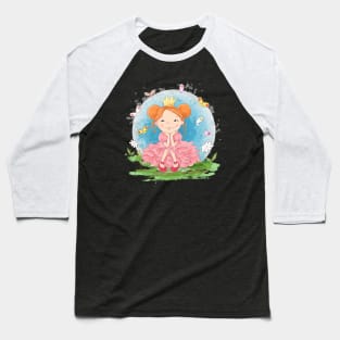 Little princess butterflies Baseball T-Shirt